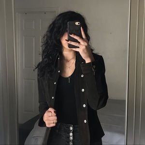 RARE Vintage Jou Jou Skins 100% Leather Jacket